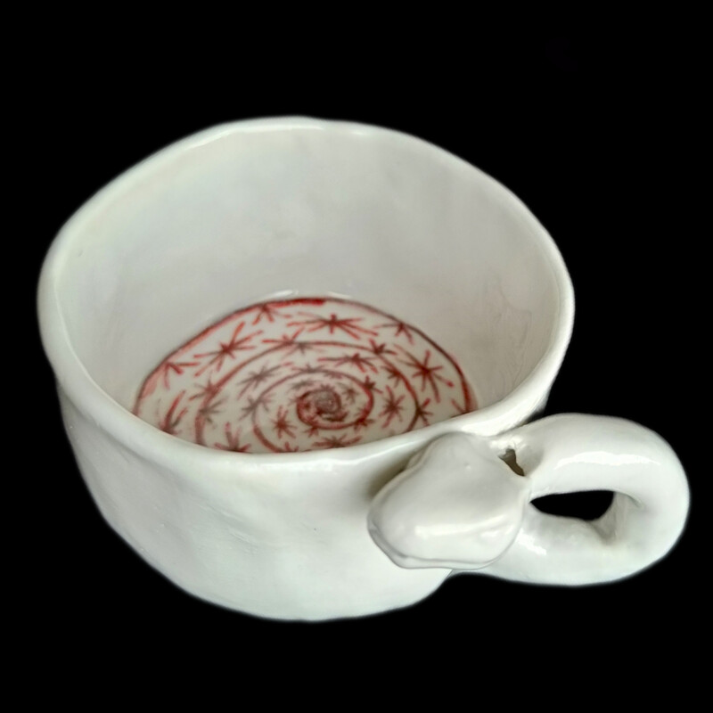 porcelain snake whistling mug 2