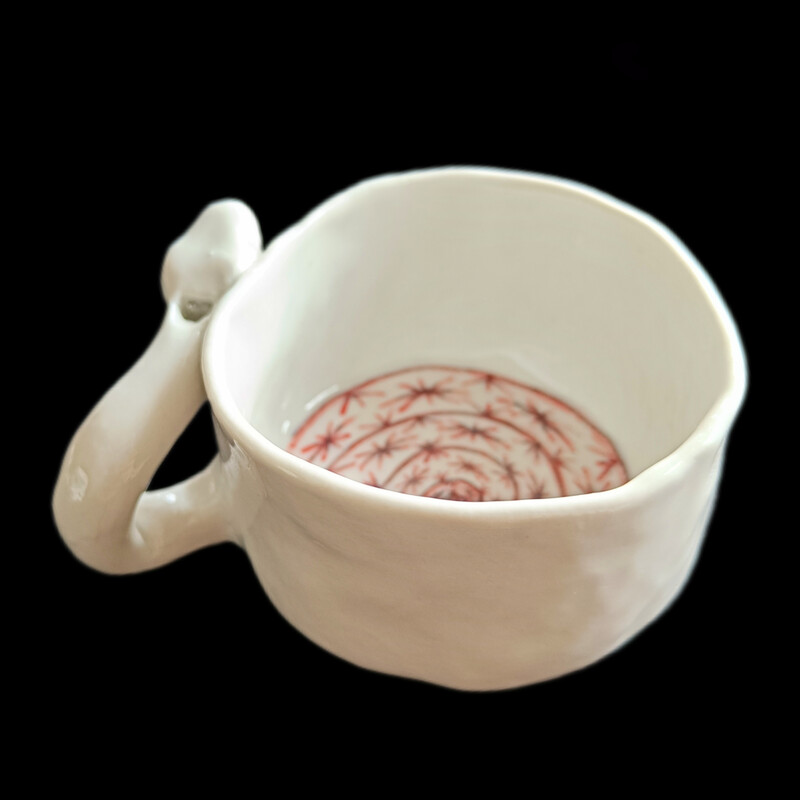 porcelain snake whistling mug 3
